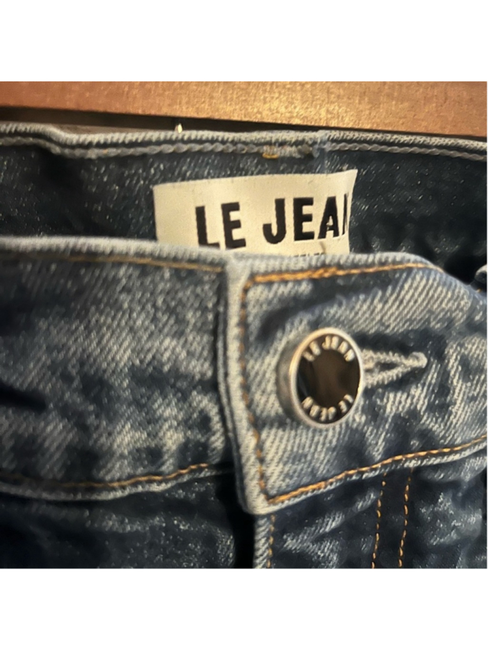 🍀FRAME Le Jean High Rise Mia Relaxed Straight Jean Size 27 - Picture 4 of 12
